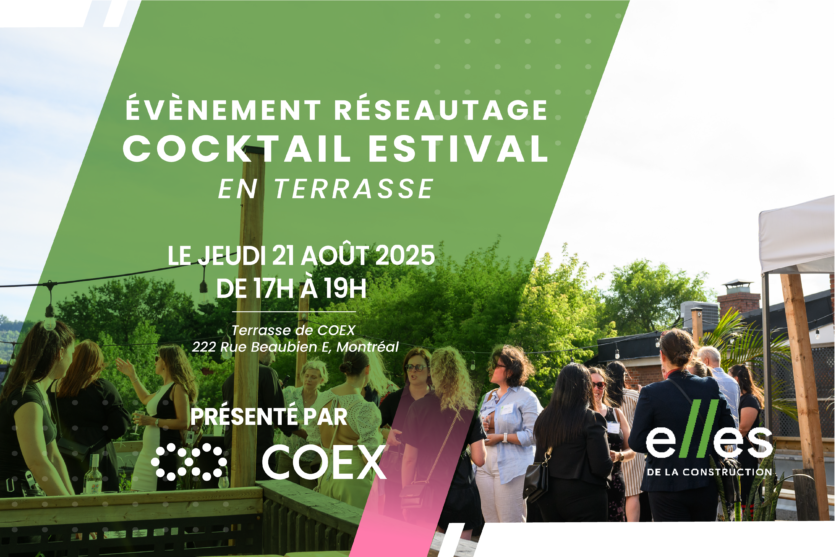 Cocktail estival chez COEX en terrasse