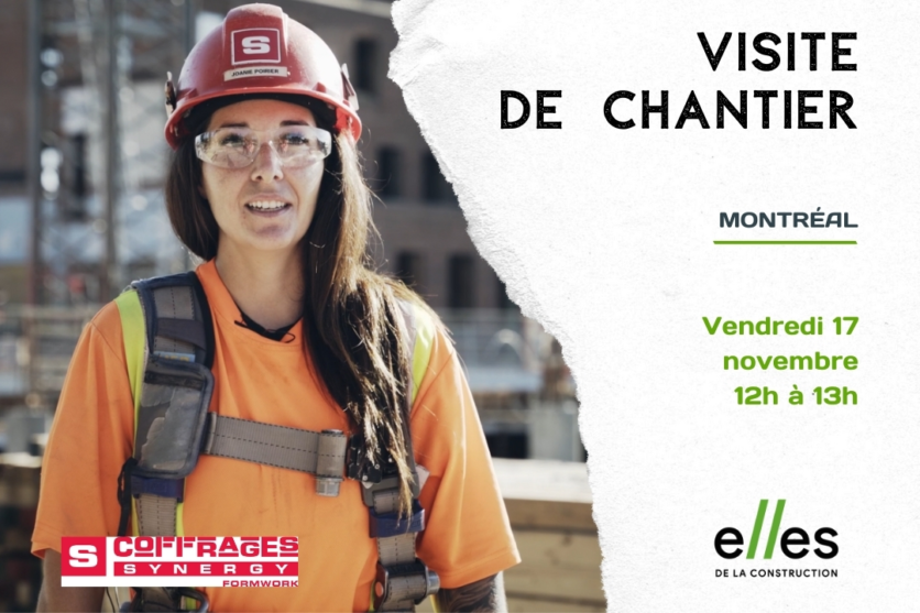 Visite de chantier avec Coffrages Synergy
