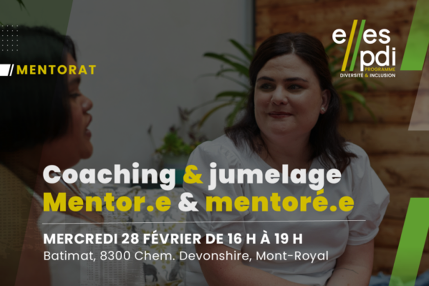 Coaching et jumelage mentorat
