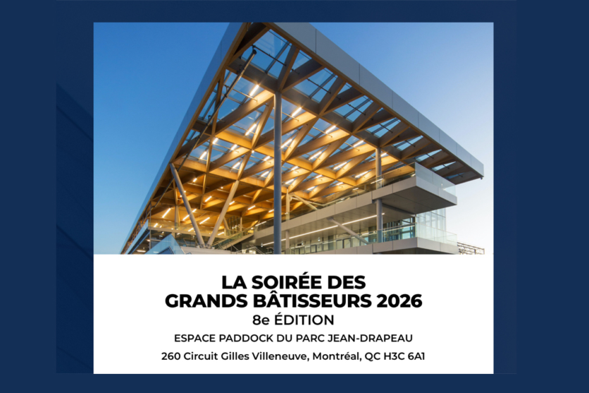La soirée des grands bâtisseurs 2026