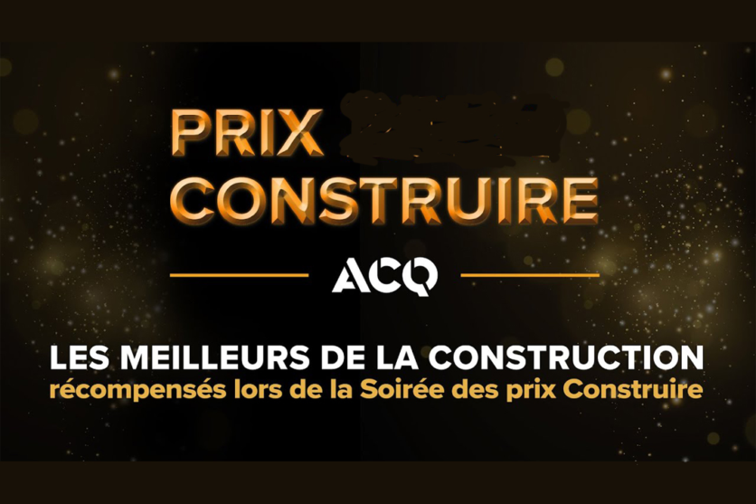 Soirée des prix Construire ACQ