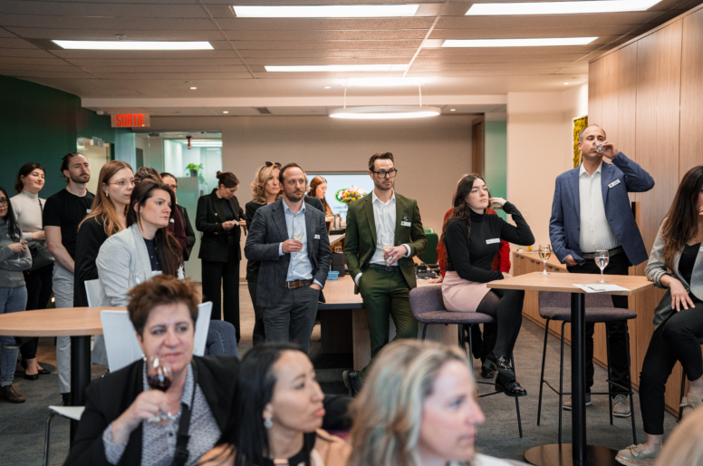 Soirée inspirante de réseautage chez PCL Construction