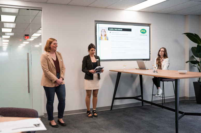 Soirée inspirante de réseautage chez PCL Construction